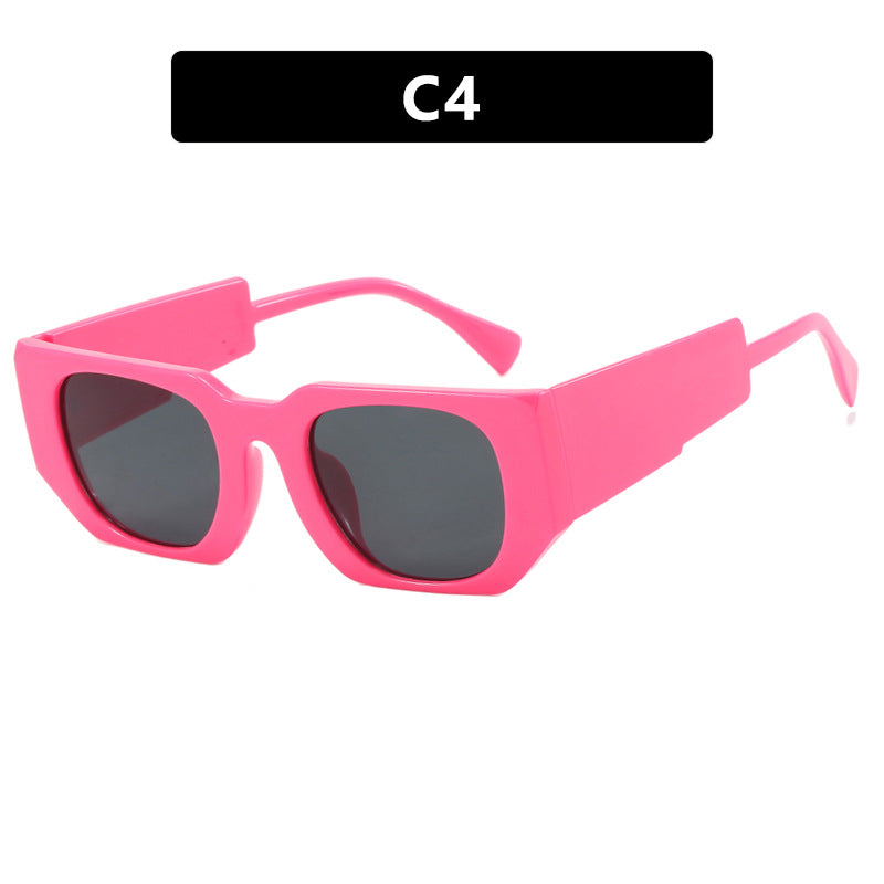 Ladies oversized sunglasses with geometric frame and UV protection Bowlift