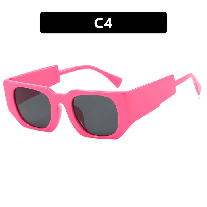 Ladies oversized sunglasses with geometric frame and UV protection Bowlift