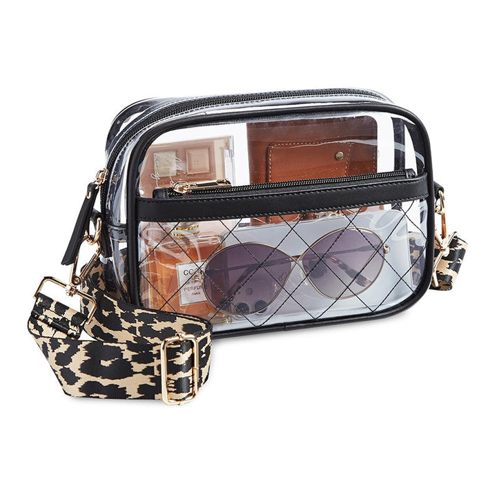 Transparent cosmetic bag with fashionable design Bowlift