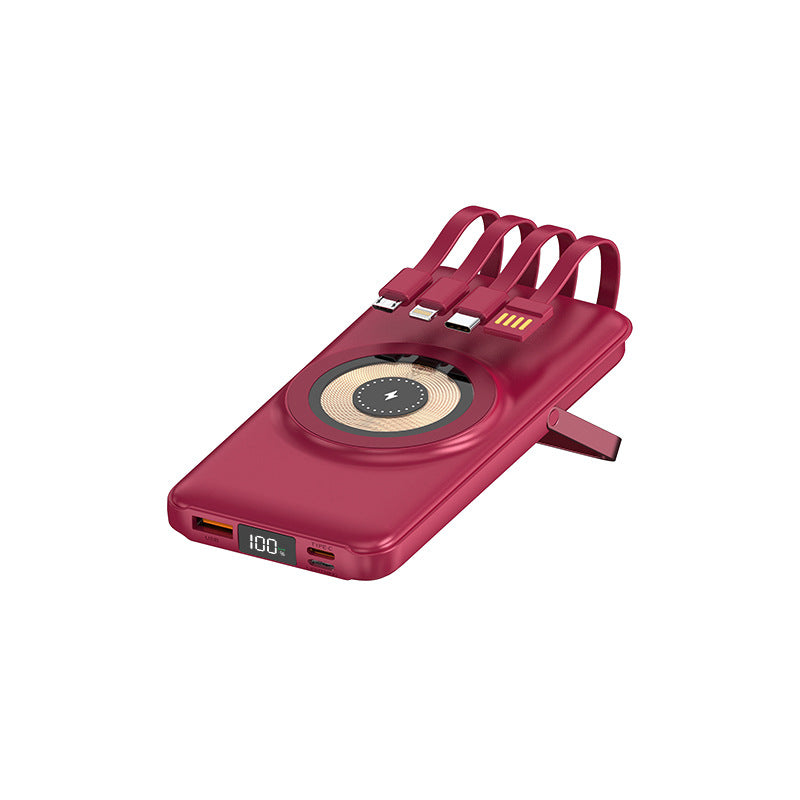 Portable power bank with wireless charging function Bowlift