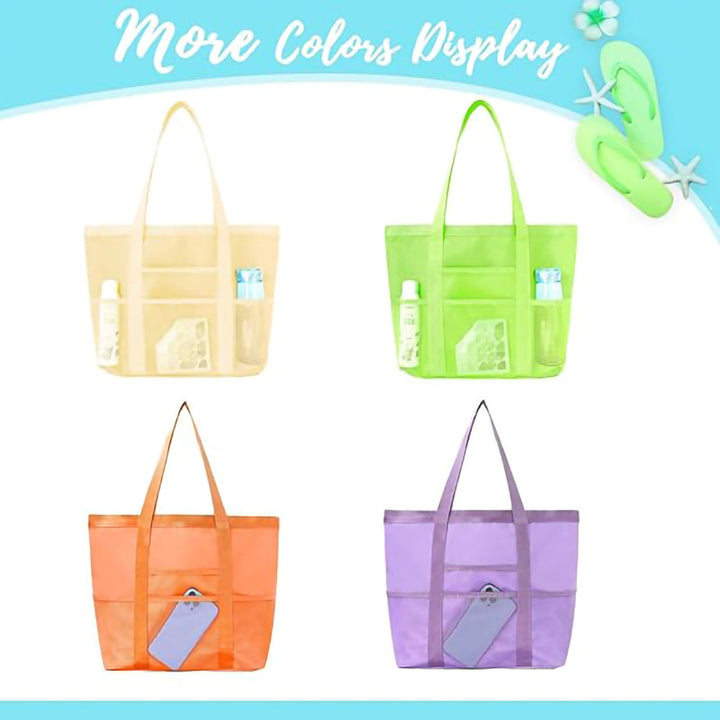 Multifunctional shopping bag with practical outer pockets Bowlift