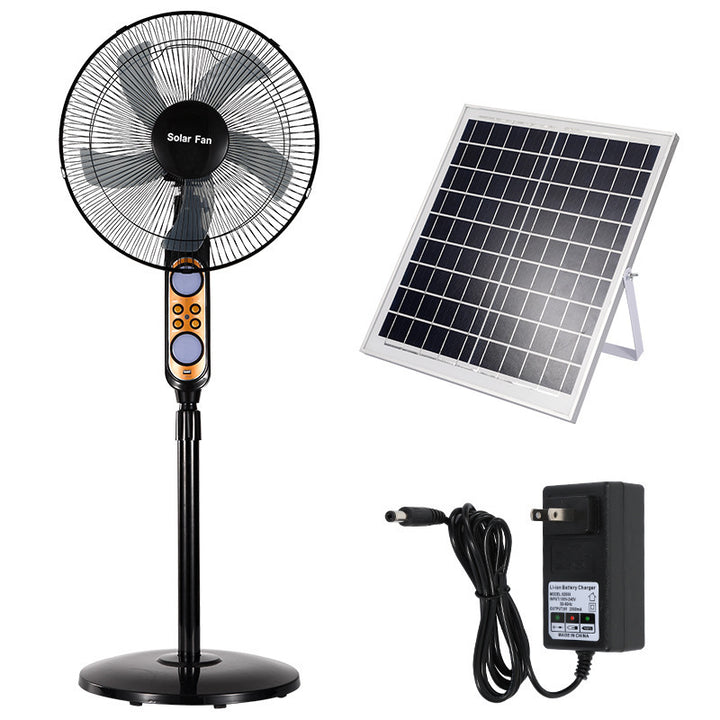 Ladies Solar-Powered Stand Fan Bowlift