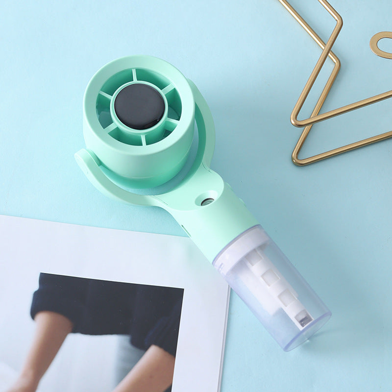 Women's portable mini handheld fan with spray function Bowlift