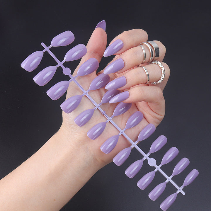 Stiletto Press-On Nails with Glossy Finish Bowlift