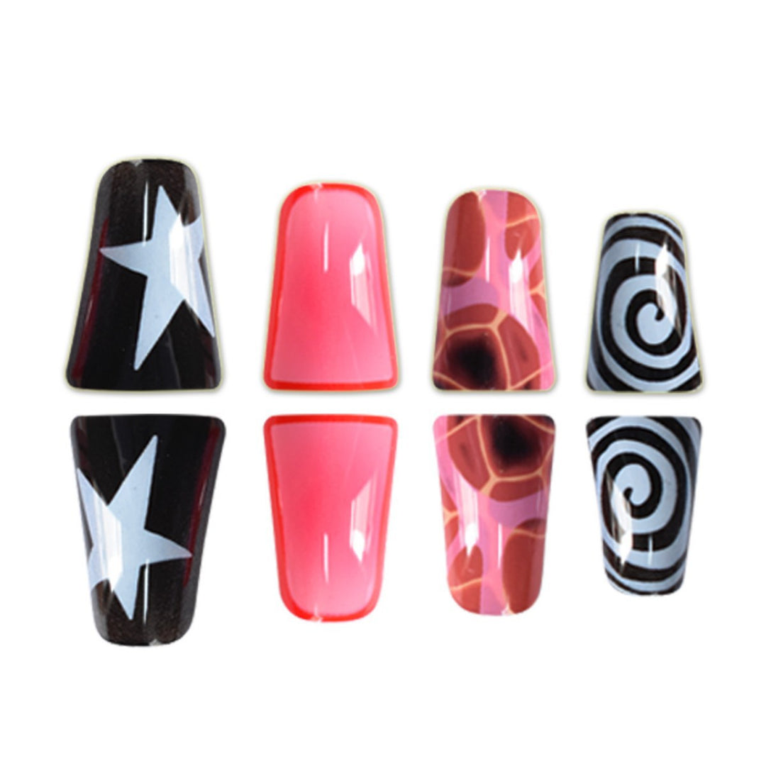 Creative Abstract Nail Art Extensions Bowlift