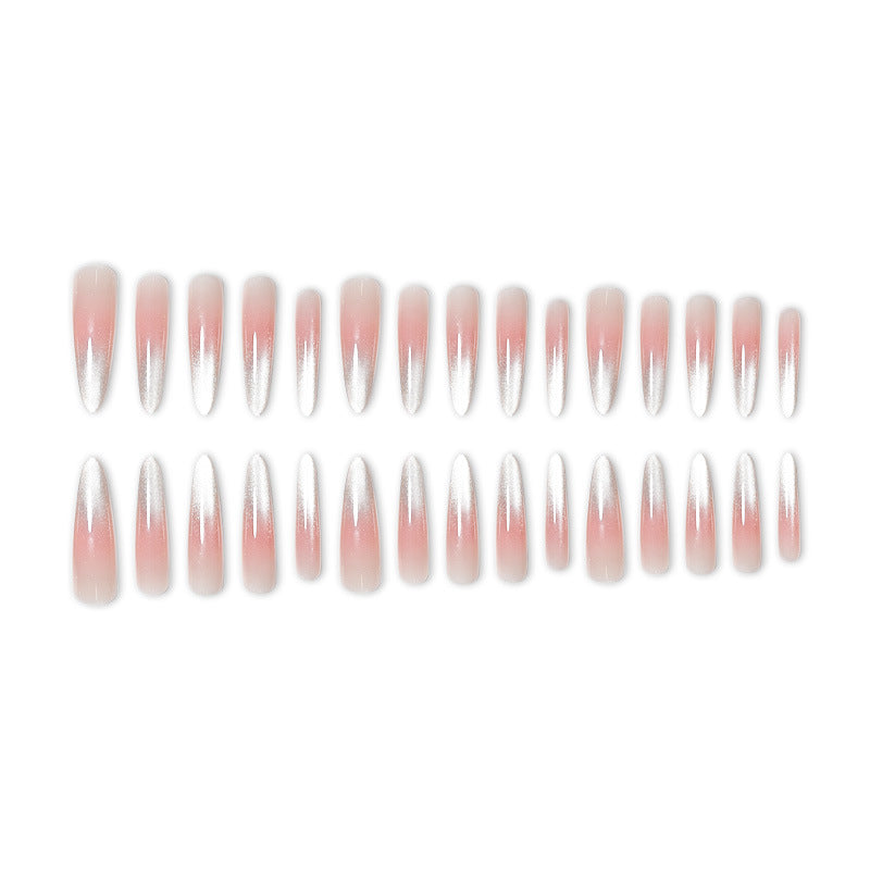 Elegant Glittery Acrylic Nail Extensions Bowlift
