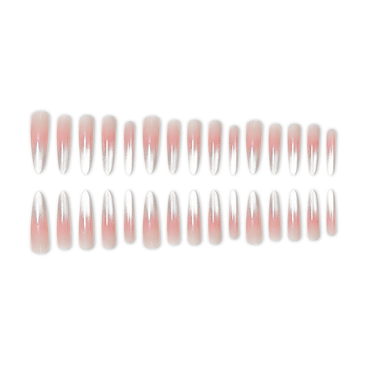 Elegant Glittery Acrylic Nail Extensions Bowlift