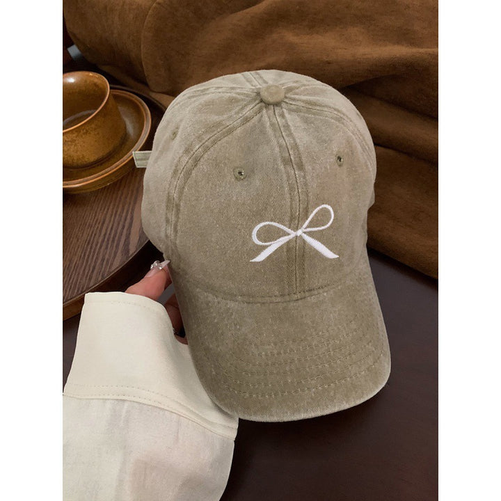 Women's Casual Embroidered Baseball Hat Bowlift