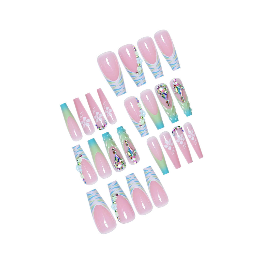 Premium Decorative Press-On Nail Art Bowlift