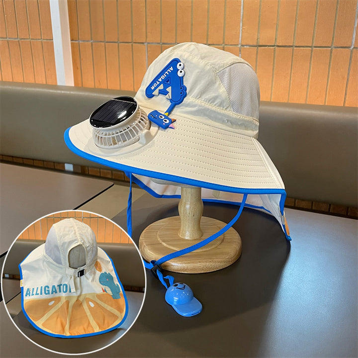 Sun Hat with Neck Protection, Breathable Mesh and Adjustable Chin Strap Bowlift
