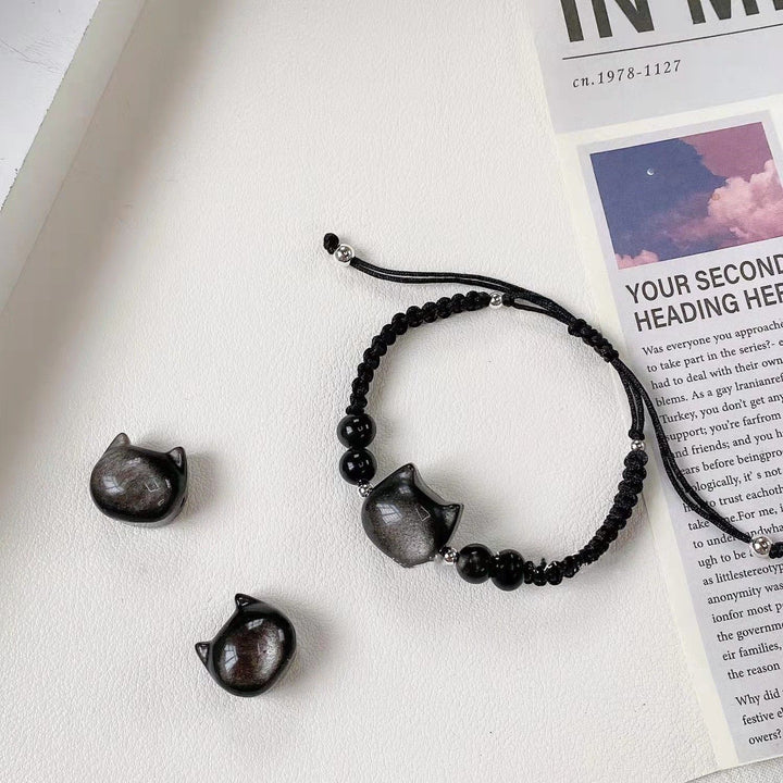 Cat-Themed Charm Bracelet Bowlift