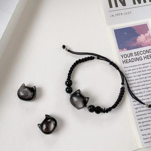 Cat-Themed Charm Bracelet Bowlift