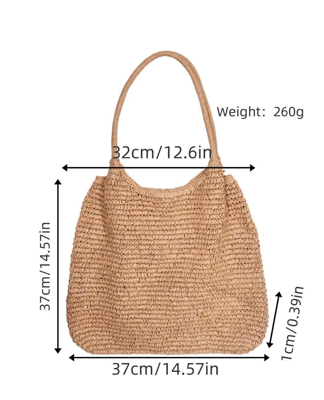 Handcrafted mesh tote Bowlift