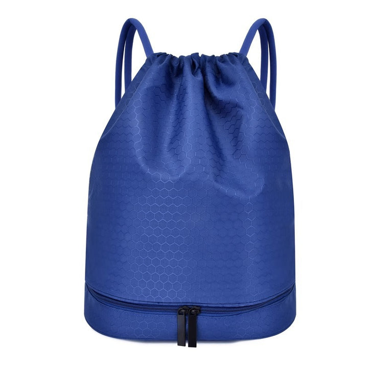 Lightweight Hexagonal Pattern Drawstring Backpack Bowlift