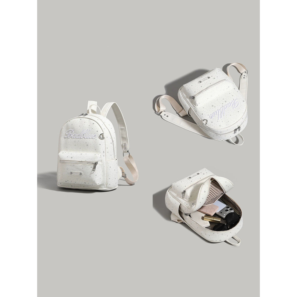 Star-Embellished Mini Backpack Bowlift