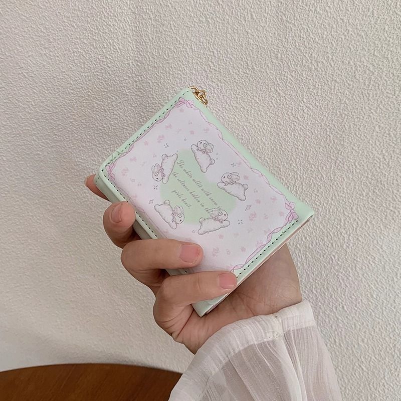 Cute Cartoon-Themed Mini Wallet Bowlift