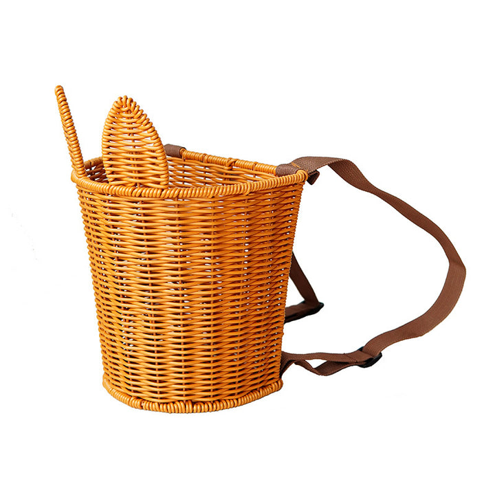 Stylish Woven Handheld Basket Bowlift