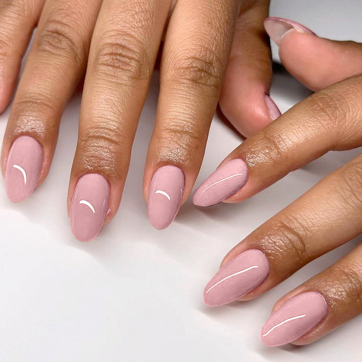 Elegant Almond-Shaped Gel Nail Set Bowlift
