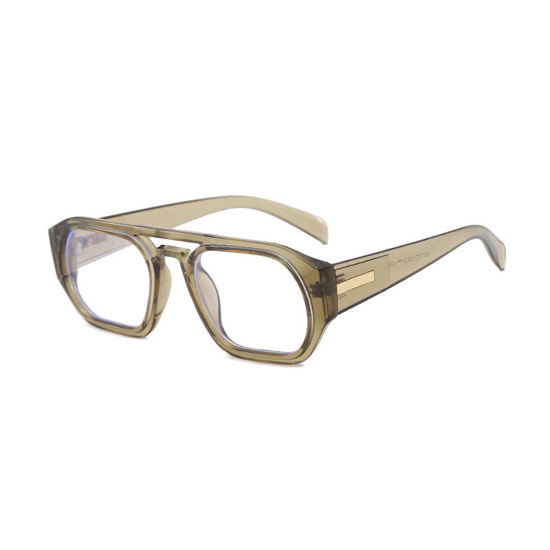 Women’s fashionable rectangular glasses with elegant metal accent Bowlift