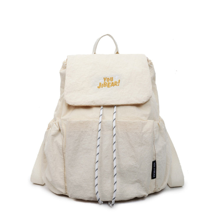 Casual Drawstring Closure Backpack Bowlift