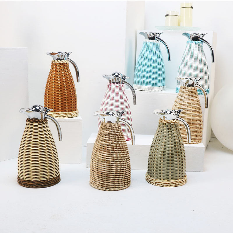 Decorative Woven Pitcher Bowlift