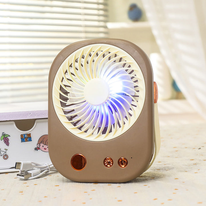 Women's portable table fan with LED display Bowlift