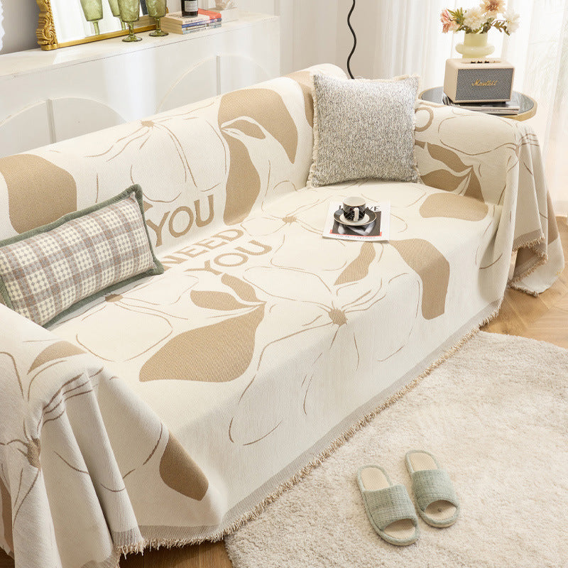 Decorative Floral Throw Blanket