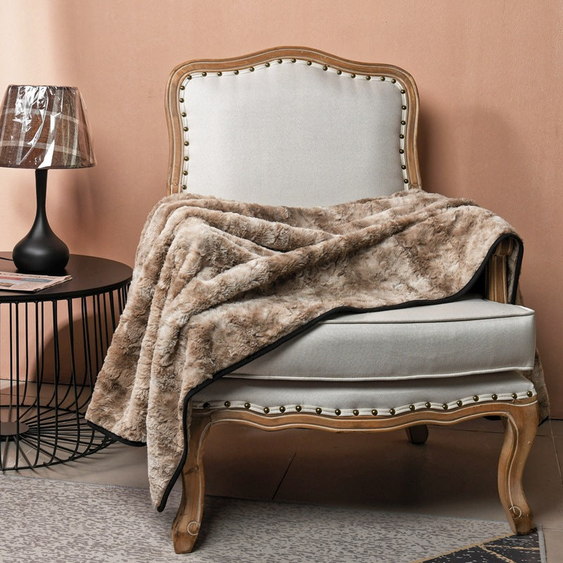 Women Cozy Blanket with Velvety Surface Bowlift