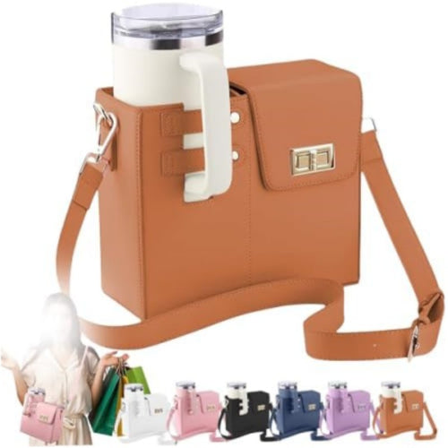 Insulated Beverage Holder Satchel