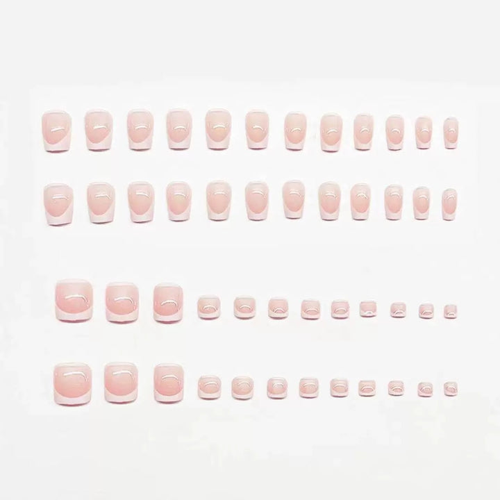 French Tip Nail Art Set Bowlift
