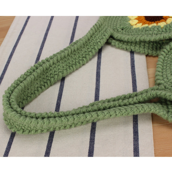 Handbag with Floral Crochet Patterns Bowlift