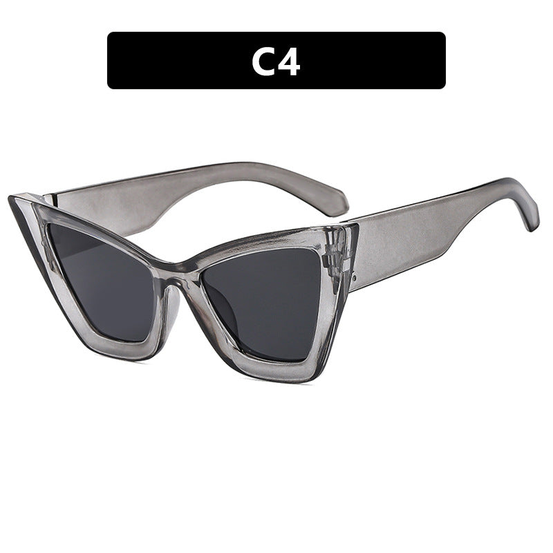 Ladies trendy cat-eye sunglasses with durable design and UV protection Bowlift