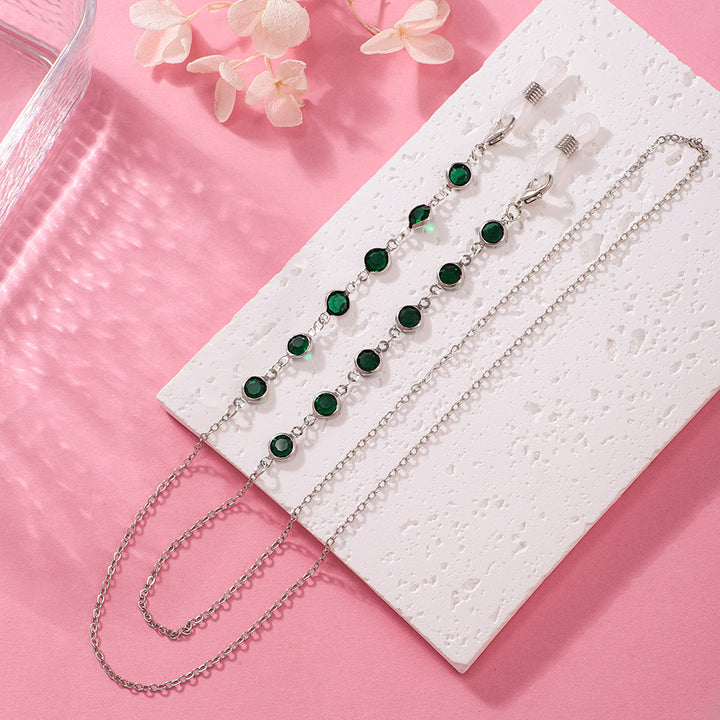 Artistic Beaded Eyewear Chain Bowlift