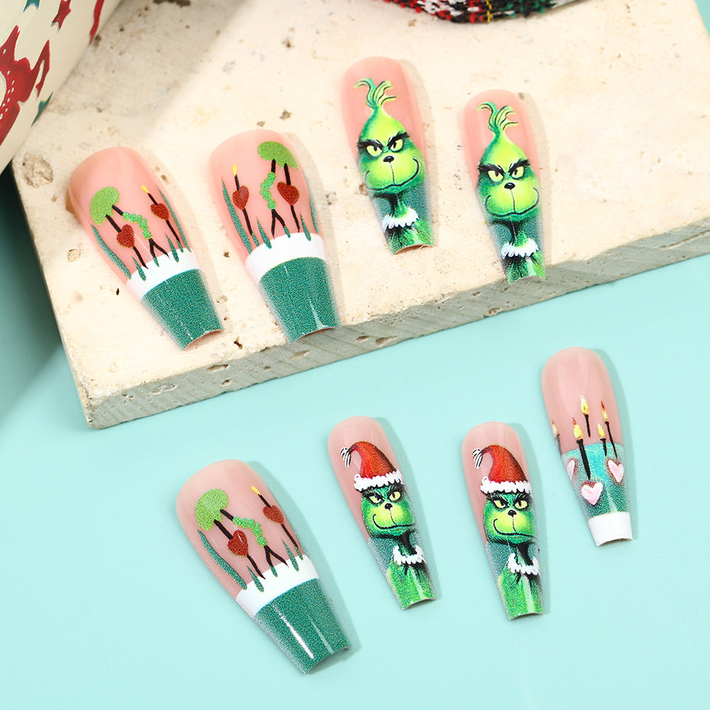 Creative Christmas Art Nails Bowlift