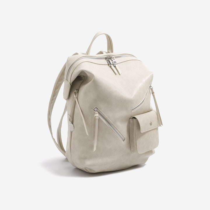 Functional Leather Laptop Backpack