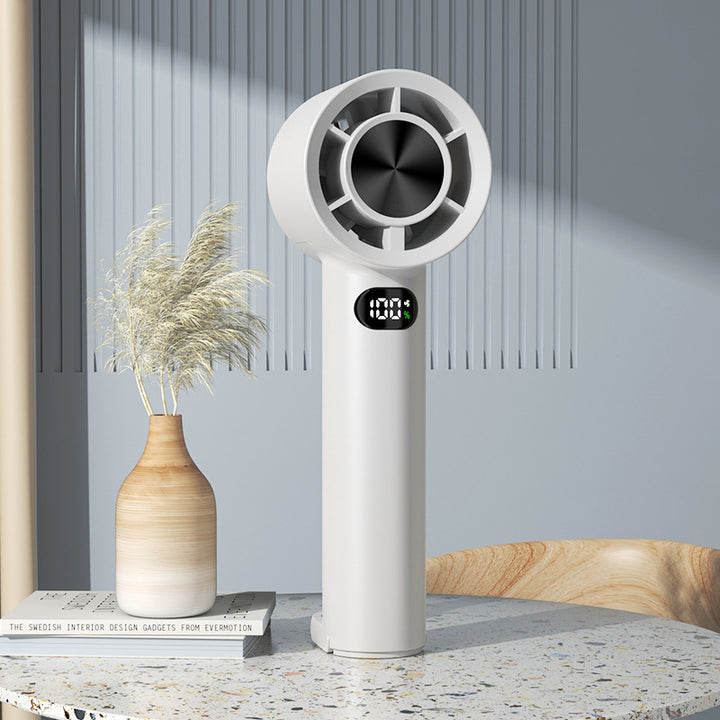 Portable Cooling Fan with Mist Spray Feature Bowlift