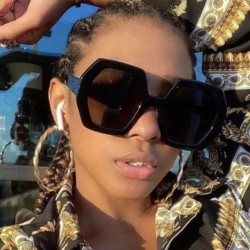 Women innovative hexagonal sunglasses Bowlift