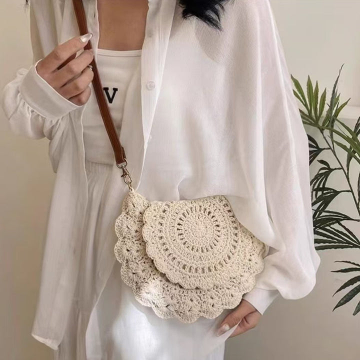 Handmade Crochet Shoulder Bag Bowlift