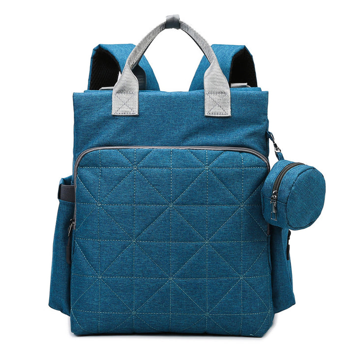 Multi-Functional Quilted Backpack Bowlift