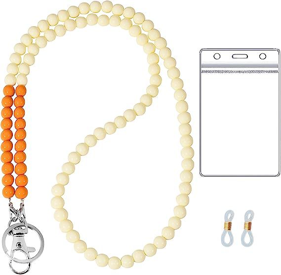 Beaded Lanyard with ID Holder Bowlift