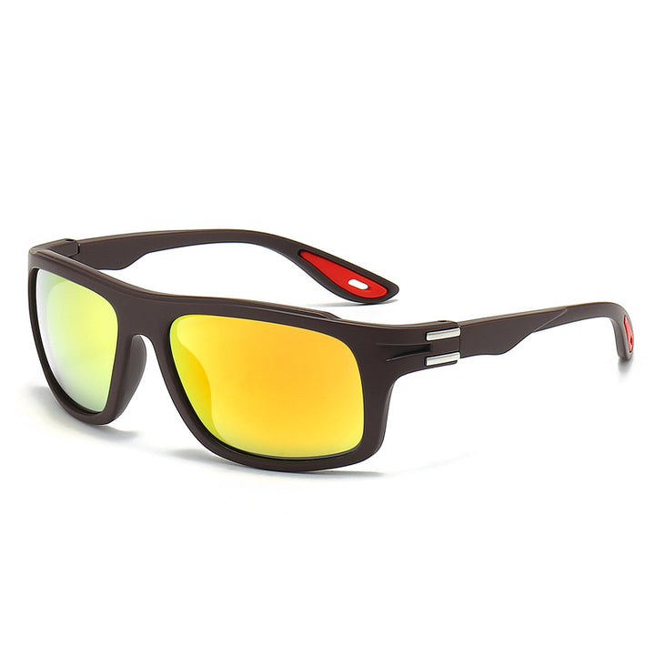 Men's sporty sunglasses with polarized lenses and shock-resistant frame Bowlift