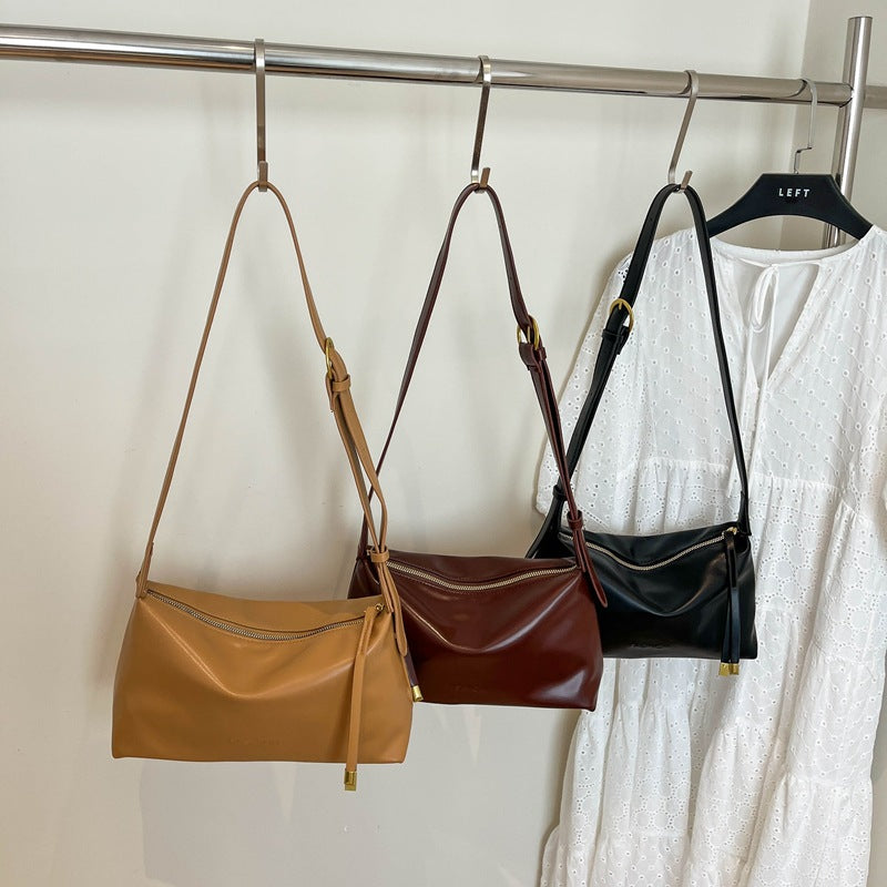 WoModern Minimalist Leather Handbag Bowlift