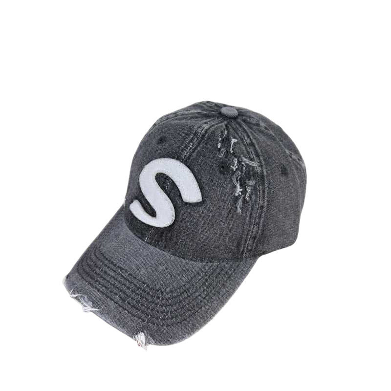 Men's Distressed Graphic Baseball Hat Bowlift