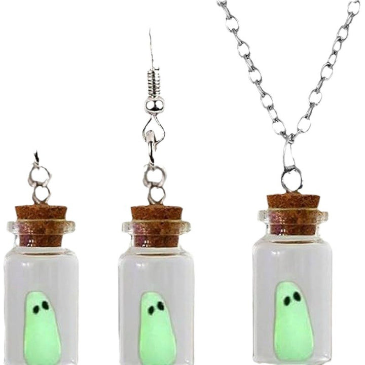 Ghost-In-A-Jar Dangle Earrings Bowlift