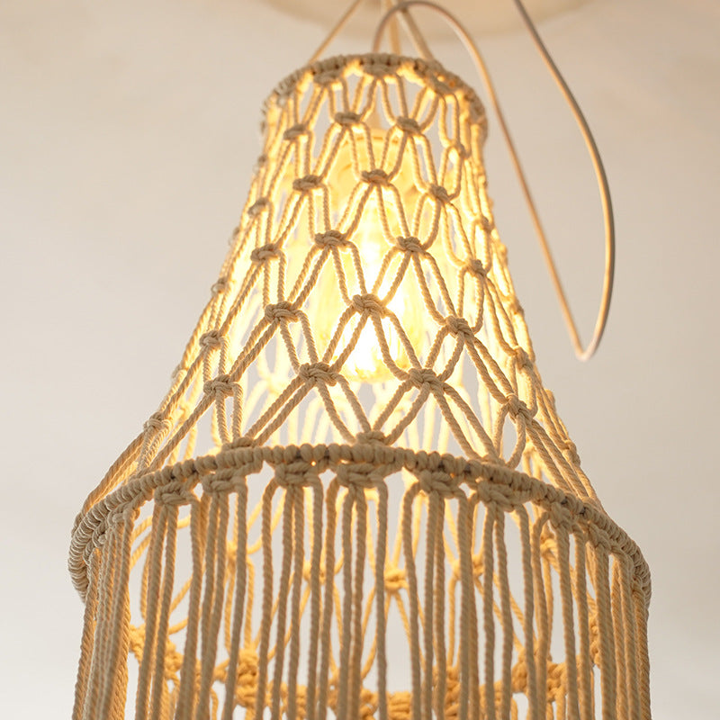 Macrame Hanging Lantern Bowlift