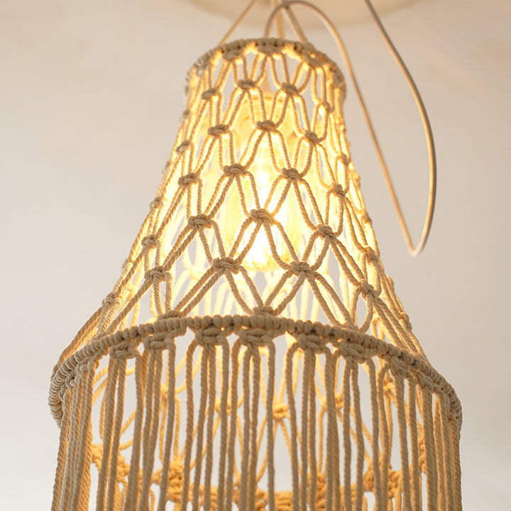 Macrame Hanging Lantern Bowlift