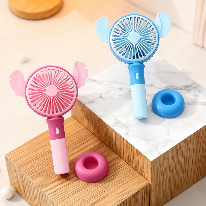Ladies Hand Fan with Playful Design Bowlift