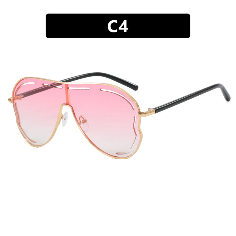 Ladies luxurious pilot sunglasses with modern frame Bowlift