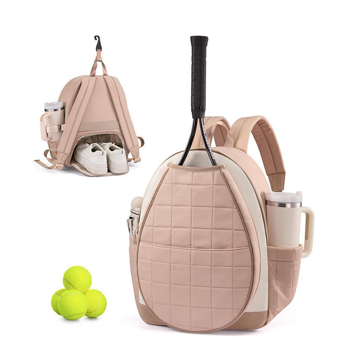 Multifunctional Tennis Backpack with Integrated Shoe and Bottle Compartment Bowlift