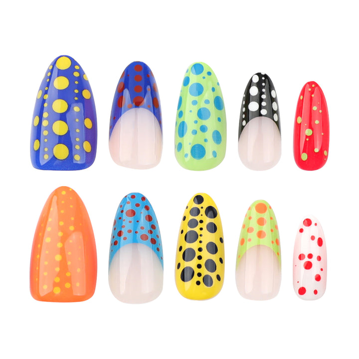 Artificial nail art with creative patterns Bowlift